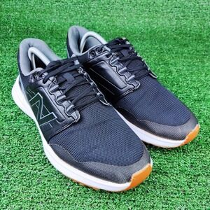 New Balance Golf Shoes Mens 10 Black NBG1802BK Spikeless Mesh Athletic Sneakers